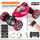 Carro de Acrobacias RC com Controle Remoto e Luz LED | Innova Fácil