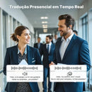 Fone Tradutor Bluetooth Erazer Tradução em Tempo Real,  Open-Ear | Innova Fácil