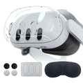 Kit De Proteção VR Para Meta Quest 3 Com Capa Cristal, Tampas E Protetor De Lente | Innova Fácil