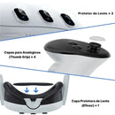 Kit De Proteção VR Para Meta Quest 3 Com Capa Cristal, Tampas E Protetor De Lente | Innova Fácil